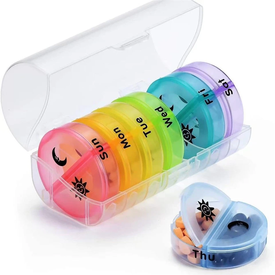 Weekly AM PM Pill Organizer best
